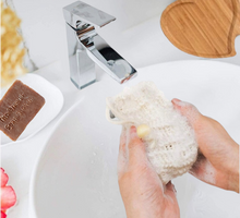 Load image into Gallery viewer, Sisal Soap Pouch | Exfoliating  | Sud Maker | For Bath And Shower and Massage
