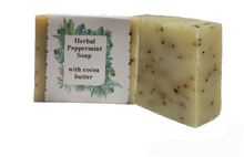 Load image into Gallery viewer, Herbal Peppermint Soap Bar
