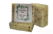 Load image into Gallery viewer, Herbal Peppermint Soap Bar
