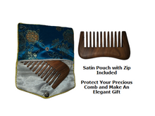 Load image into Gallery viewer, It&#39;s perfect for gifting . Because of its premium quality and precious nature, Green Sandalwood Combs can be a great gift for your family, loved ones, friends
