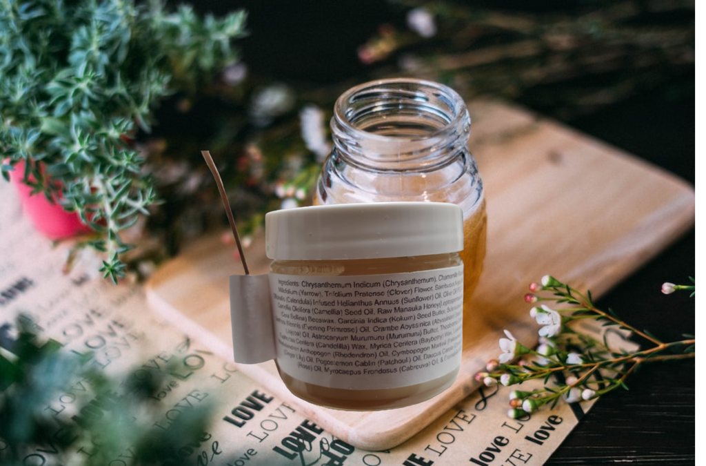 HoneyBee Flowers Facial Cleansing Balm |  MULTI-USE  | FOR ALL  SKIN TYPES  | 2 OZ JAR