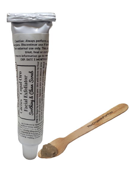 🌵Cactus + Copal Oro Facial Exfoliator | For Weekly Ritual Night Scrub | 1.3 oz