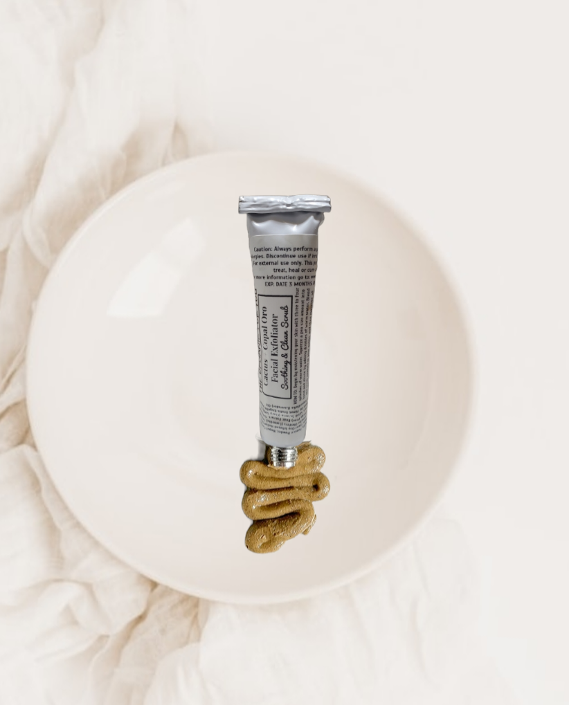 🌵Cactus + Copal Oro Facial Exfoliator | For Weekly Ritual Night Scrub | 1.3 oz