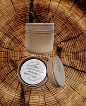 Load image into Gallery viewer, Add on a beautifully hand crafted wooden pot for storing your face balm and protect it from UV light..
