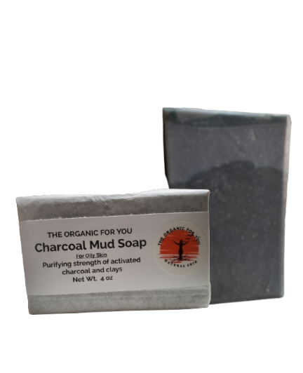 Charcoal Mud Soap | For Oily Skin | 4 oz