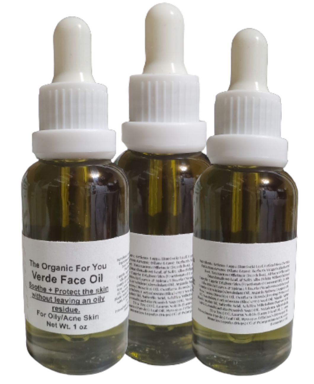 Verde Face Oil | For Combination, Acne Skin | 1 oz