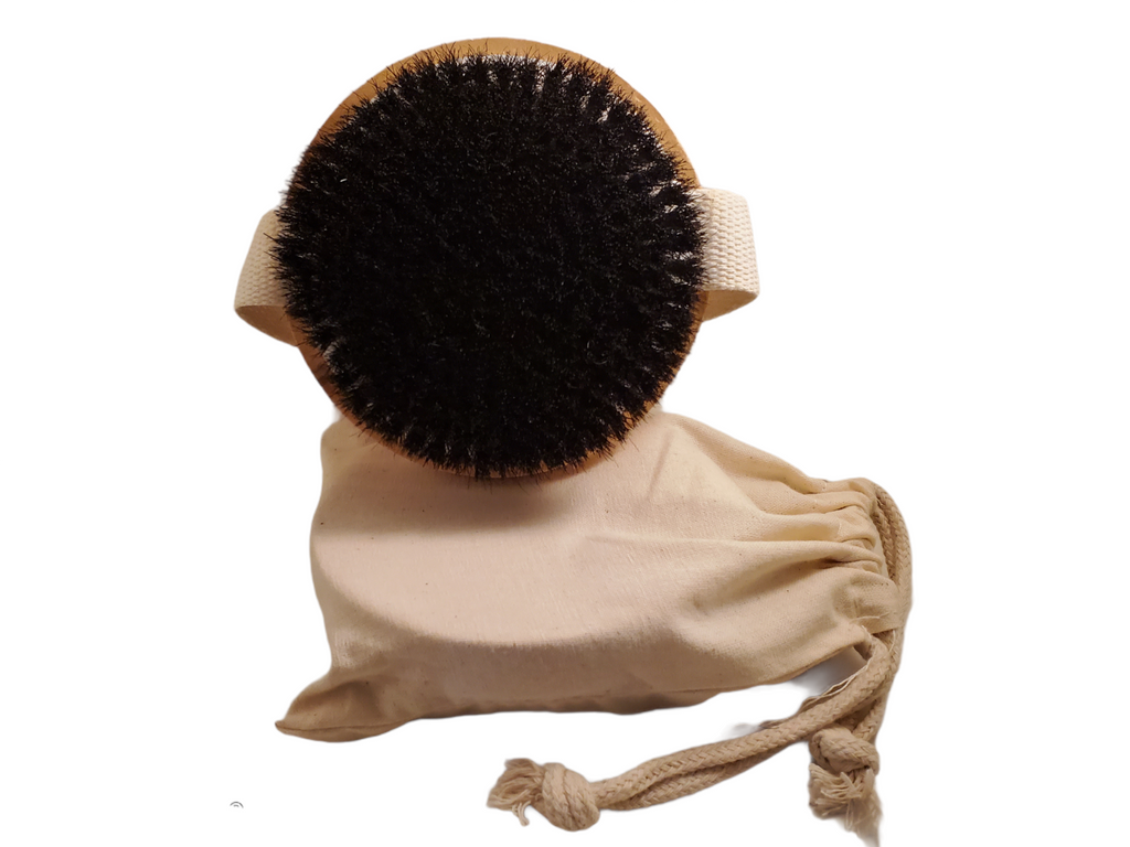 Ayurveda Dry Skin Brush | Limited Edition Soft Boar Bristles | Gift Spa Bundle