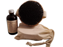 Load image into Gallery viewer, Ayurveda Dry Skin Brush | Limited Edition Soft Boar Bristles | Gift Spa Bundle
