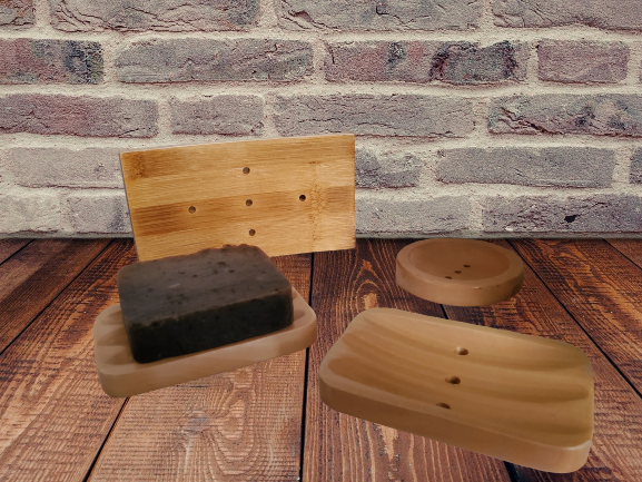 Bamboo Wooden Soap Dishes